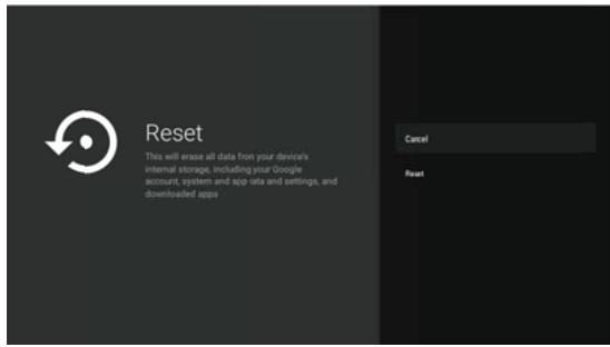 POLAROID TVSAND434K - RESET - 1
