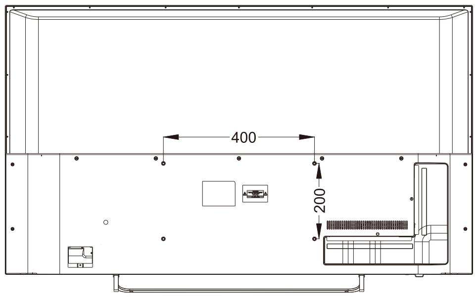 POLAROID TVSAND554K - MONTAGGIO A PARETE - 1