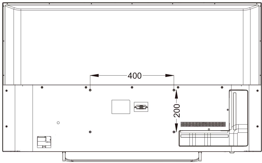 POLAROID TVSAND554K - WALL MOUNTING - 1