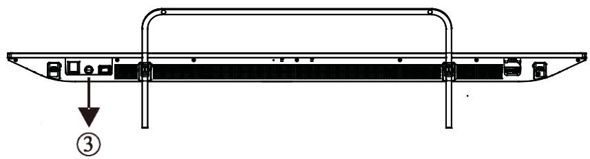 POLAROID TVSAND554K - Vista inferior - 1