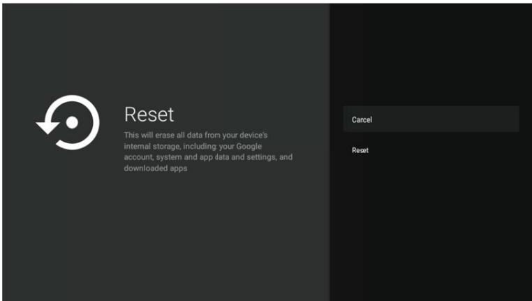 POLAROID TVSAND554K - RESET - 1