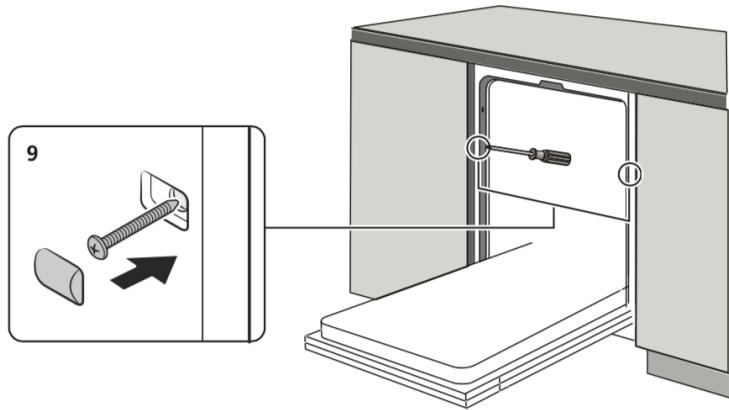 VEDETTE VDP137LS - Étape 4. Étapes d'installation du lave-vaisselle - 2
