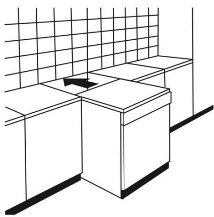 VEDETTE VDP137LS - Installation entre des placards - 1