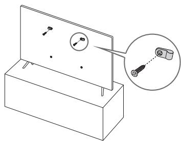 SAMSUNG 43TU7005 - Preventing the TV from falling - 1
