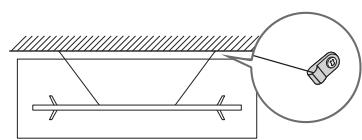 SAMSUNG 43TU7005 - Verwendendes Kippschutzes - 2