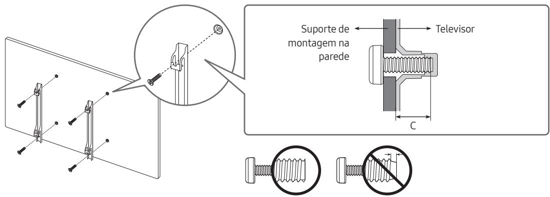 SAMSUNG 50TU7005 - Montagem do televisor numa parede - 2