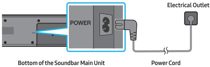 SAMSUNG HW-T400 - Connecting Electrical Power - 1