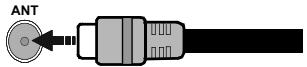EDENWOOD ED32C00HD-VE - Parte trasera inferior del TV - 1