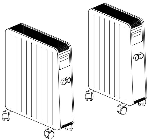 CARRERA Bain huile sec 1500W - NOTICE du RADIATEUR MOBILE - 1