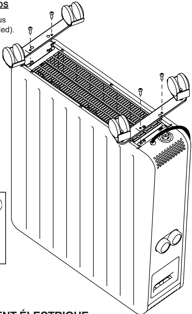 CARRERA Bain huile sec 1500W - MONTAGE DES PIEDS - 2
