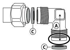 INDESIT TVGI 4 BK - RACCORDEMENT AU GAZ - 1