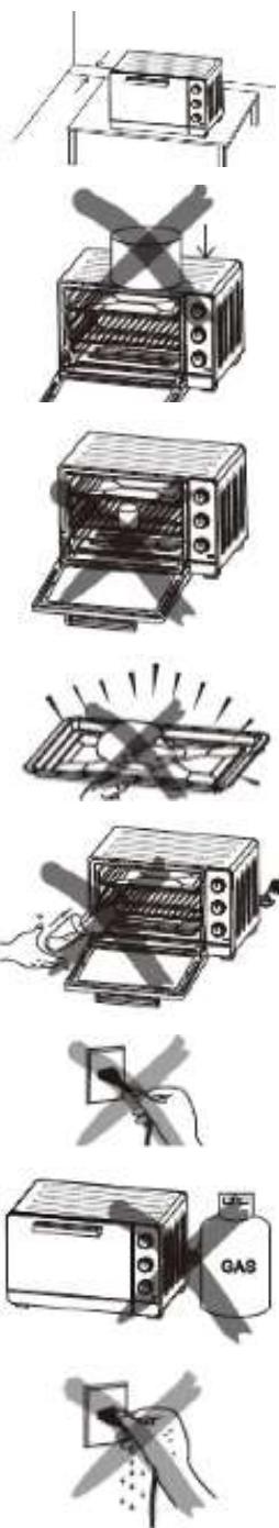 BRANDT FC 320 MW - a) Installing your machine safely - 1