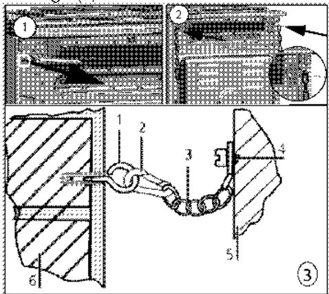 BEKO FSG 62010 FX - Chaine de sécurité Si vous appeareil presente 2 chaines de sécurité; - 1