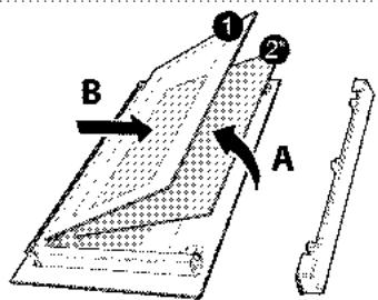 BEKO FSG 62010 FX - Retrait de la vitre de la porte (Cette fonction est optionnelle. Elle peut ne pas etre disponible sur vous produit.) - 3