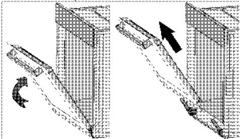 BEKO FSG 62010 FX - Retirer la porte du four - 3
