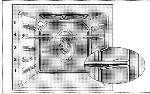 BEKO FSE 67300 WCS - Positions des chassin (pour modèle avec grill) - 1
