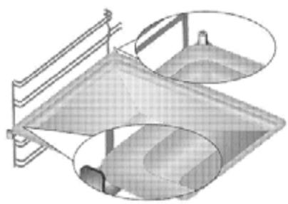 VALBERG MFO 71 C X 205T - Correctly place the wire rack and the tray on the telescopic frames. (This function is optional. It may not be available on your product.) - 1