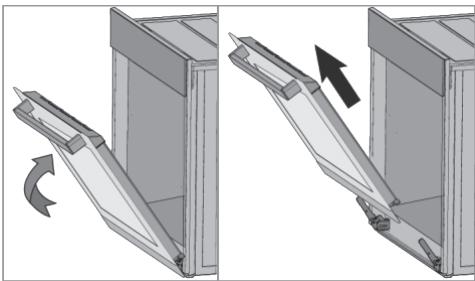 VALBERG VC 50 W 205T - De ovendeur verwijderen - 3