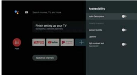 POLAROID TVSAND50UHD - ACCESIBILIDAD - 1