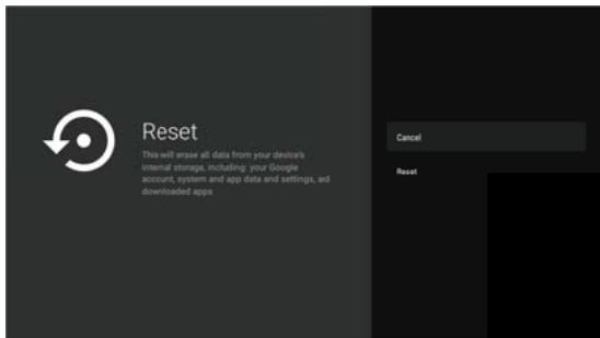 POLAROID TVSAND50UHD - RESET - 1