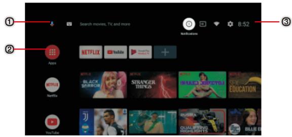 POLAROID TVSAND50UHD - PANTALLA DE INICIO - 1