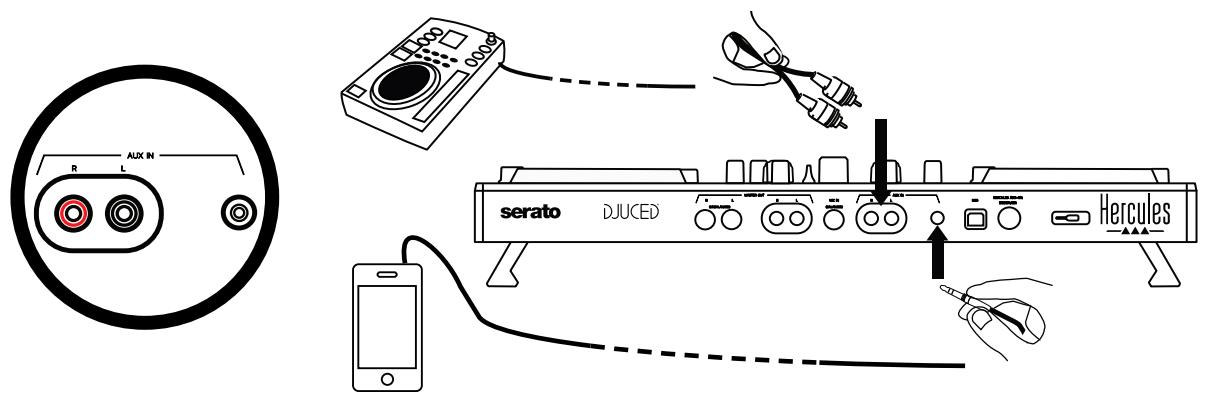 HERCULES DJCONTROL INPULSE 500 - Extra (= Mic/Aux 1-2) - 1