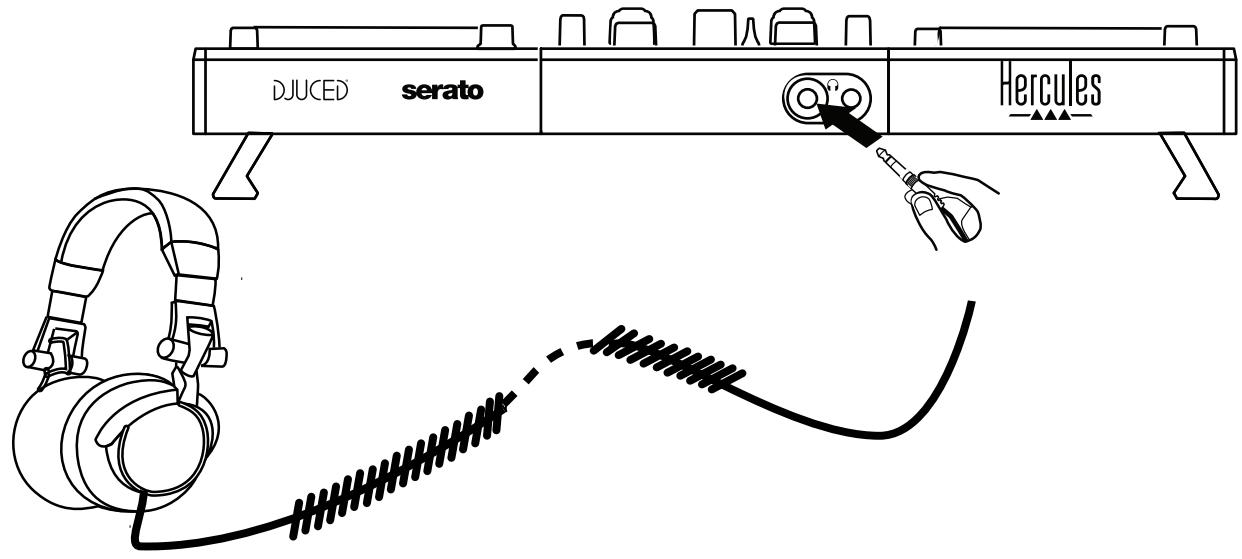 HERCULES DJCONTROL INPULSE 500 - Kuulokeulostulo - 2