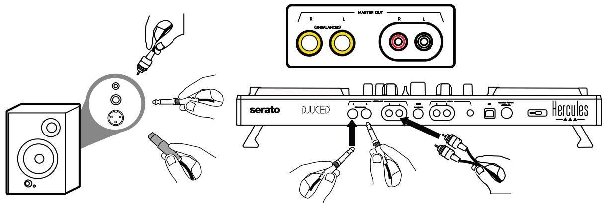 HERCULES DJCONTROL INPULSE 500 - Kuulokeulostulo - 1
