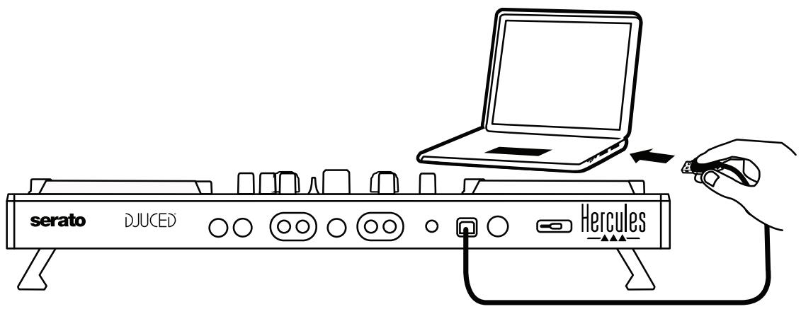 HERCULES DJCONTROL INPULSE 500 - Saidas: - 1