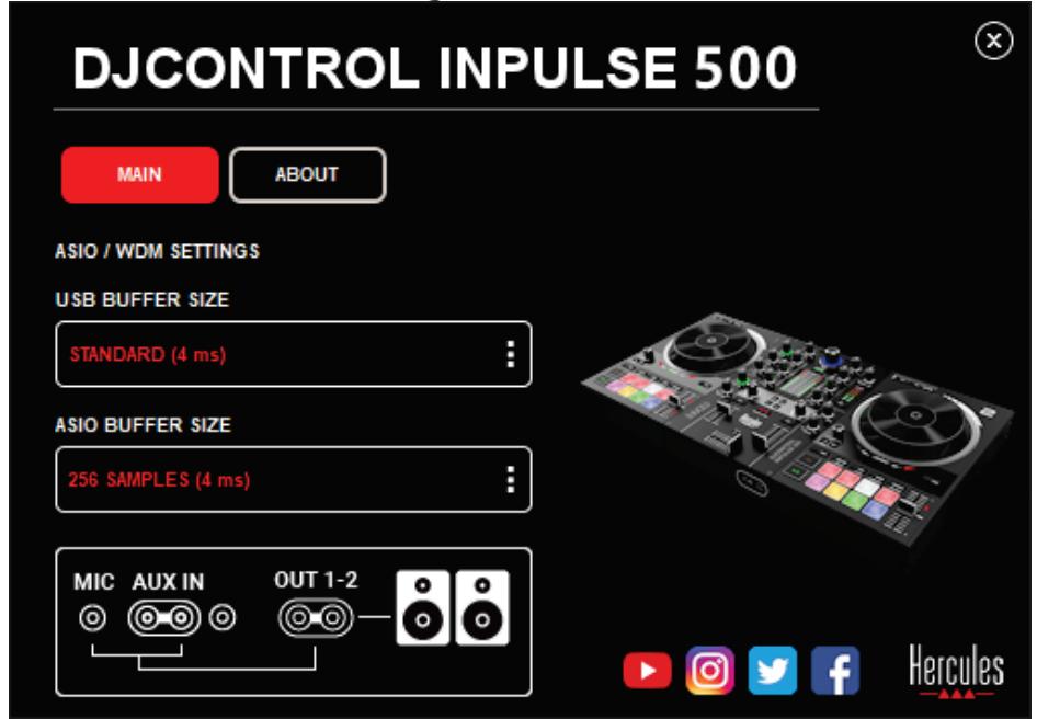 HERCULES DJCONTROL INPULSE 500 - Pilotes ASIO (pour Windows) - 1