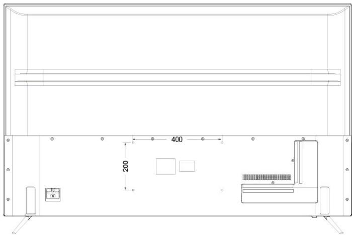 POLAROID TVSAND58 - WALL MOUNTING - 1