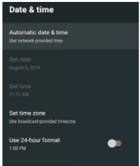 POLAROID TV QLED 65 - FECHA Y HORA - 1