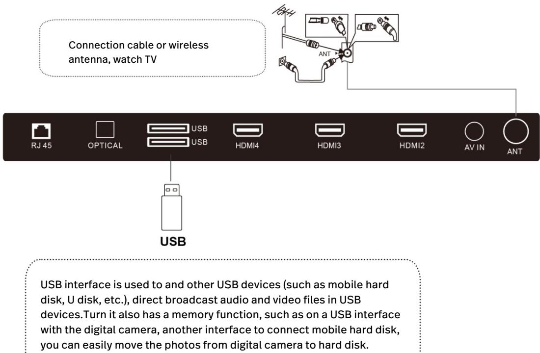 POLAROID TV QLED 65 - USB and ANT - 1