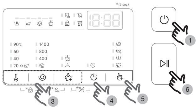 SAMSUNG WD80T4046EW/EF - Étapes simples pour démarrer - 2