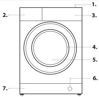 INDESIT BDE 1071482X WK EU - DESCRIPTION DU PRODUIT - 1