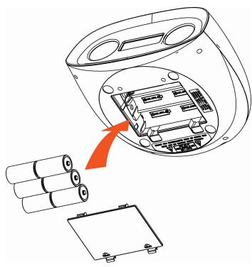 LENCO SCD-69 DAB+ - Entretien des piles - 1