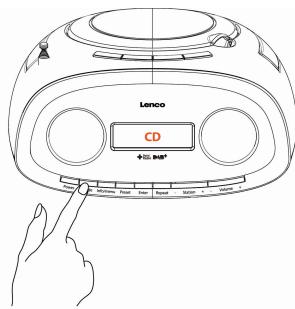 LENCO SCD-69 DAB+ - Reproducir un disco de música - 1