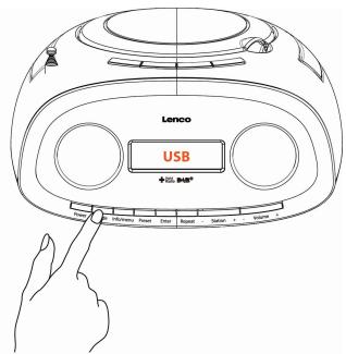 LENCO SCD-69 DAB+ - Musikwiedergabe von einem USB-Gerät - 2