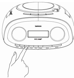 LENCO SCD-69 DAB+ - Modo CD de audio/AUX - 1