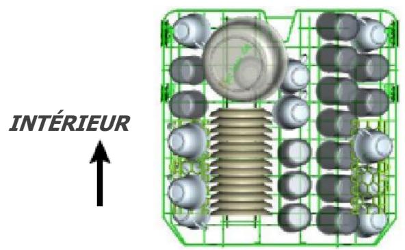 BRANDT DSF15624X - Panier du haut - 1