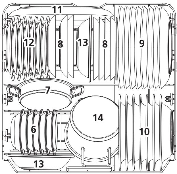 BRANDT DSF15624X - Lower basket: - 1