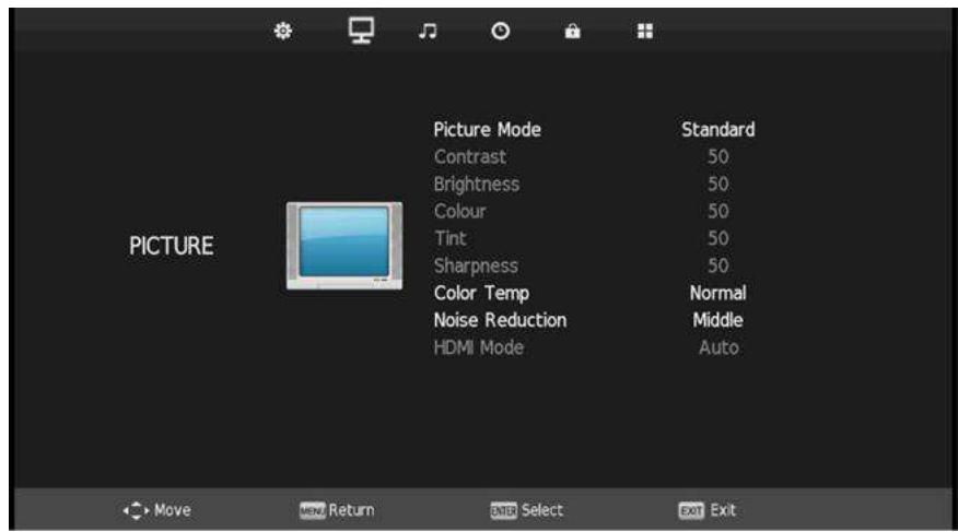 TOKAI TO32Z1454 - MENU D'IMAGE - 1