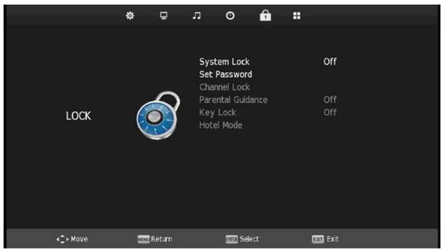 TOKAI TO32Z1454 - MENU VERROUILLAGE - 1