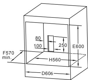 VALBERG MFO 70 P K CD 343C - Installation du four dans le meuble de cuisine - 2