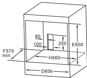 VALBERG MFO 70 P K CD 343C - Instalación del hora en el mueble de la comida - 2