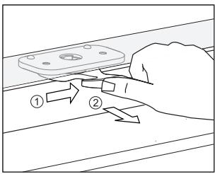 HISENSE O 528 PX - VERROU DE LA PORTE (sur certains modèles) - 1