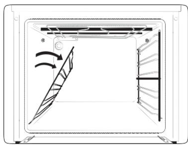 SAMSUNG NV68A1170BS/EF - Befestigend der Seiteigitter (je nach Modell) - 2