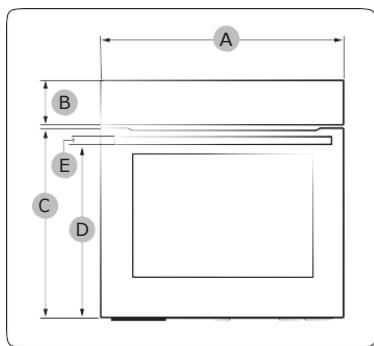 SAMSUNG NV68A1170BS/EF - Einbau in einen Kuchenschrank - 2