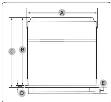 SAMSUNG NV68A1170BS/EF - Einbau in einen Kuchenschrank - 4