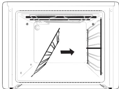 SAMSUNG NV68A1170BS/EF - Retrait des rails latéraux (en fonction du modele) - 3
